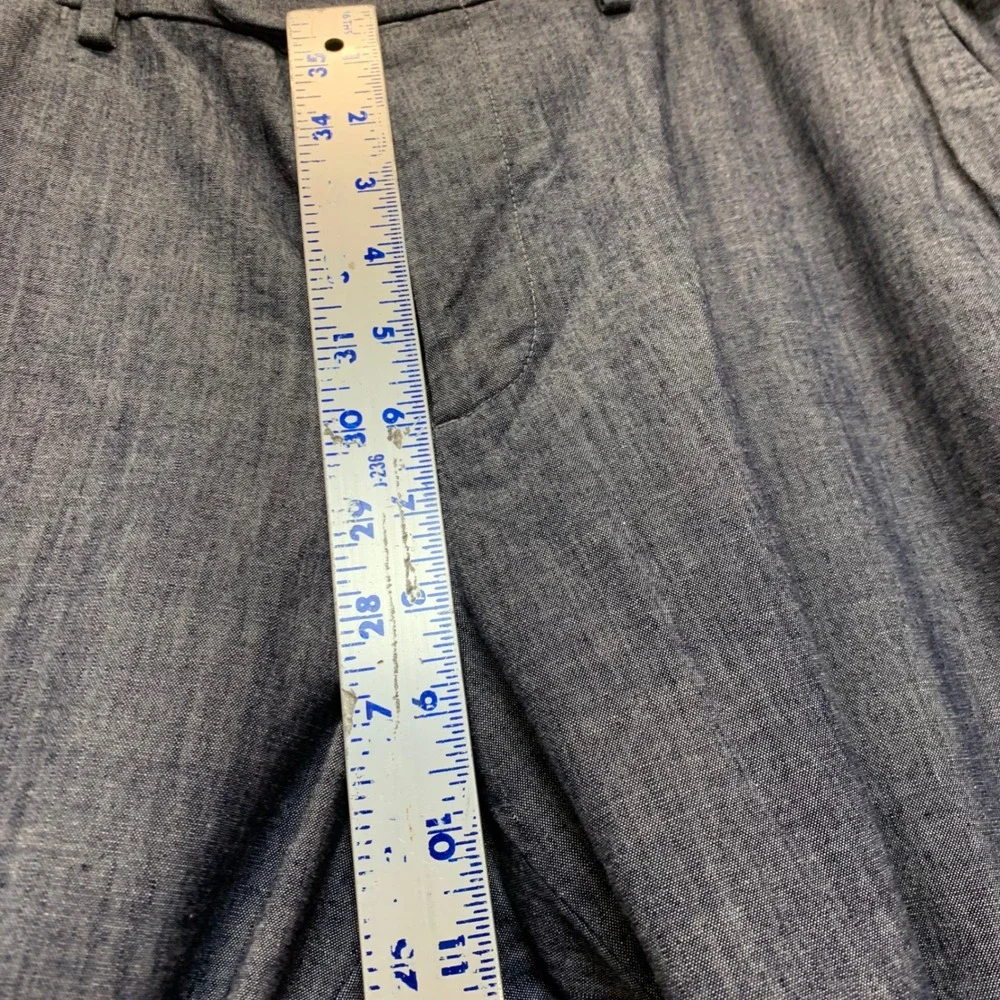 J.Crew Trousers Mens 34x31 Blue Excellent Cone Denim Cotton Chambray Pants